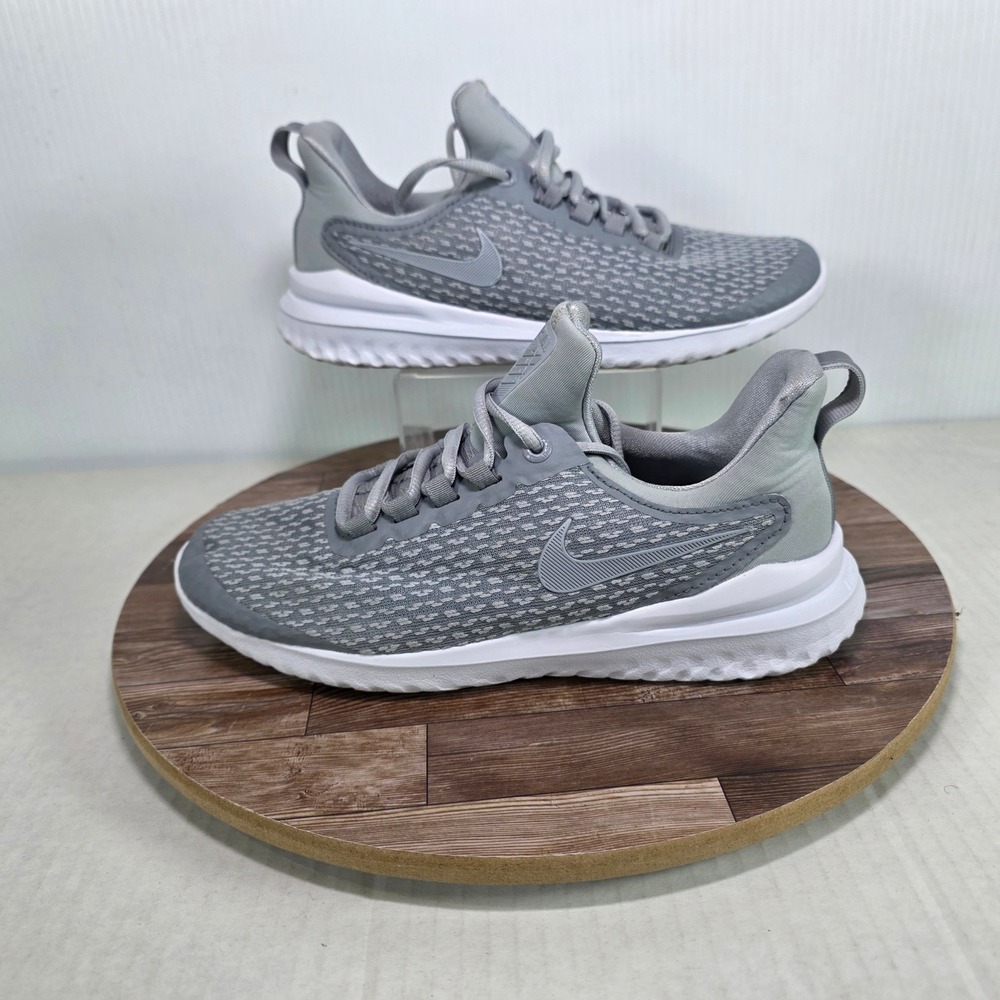 Nike Renew Rival Shoes Mens 6.5 Gray Mesh Low Top Running Sneakers AA7411-006‎